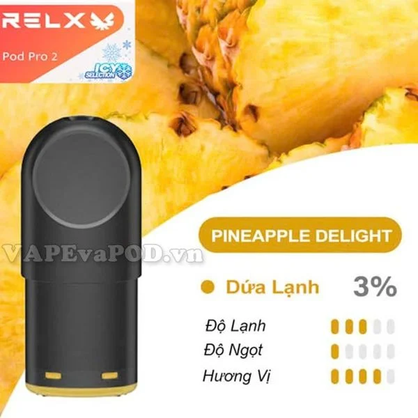 relx悅刻拋棄式煙彈-鳳梨口味