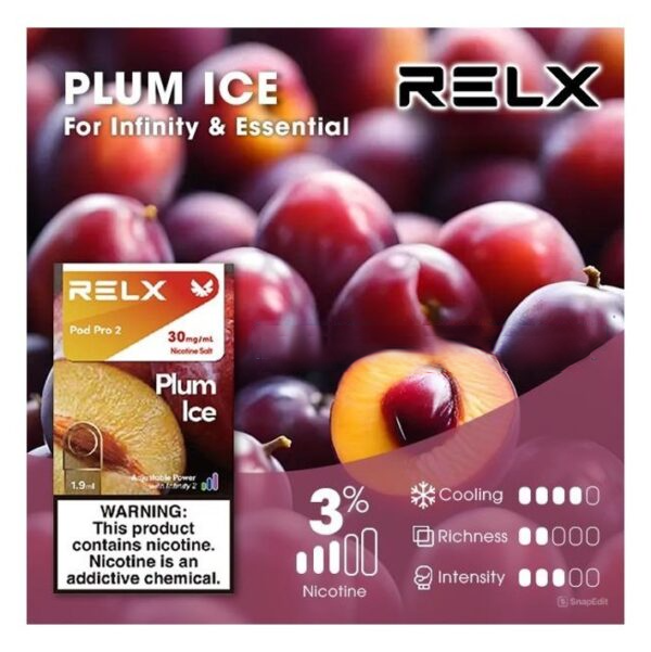 relx煙彈拋棄式霧化煙彈煙-西梅口味